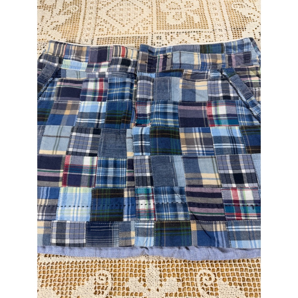 American Eagle Vintage Blue Y2K
Patchwork Plaid Mini Low Rise Skirt Size 2 - Picture 4 of 11